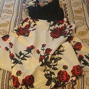 Floral tea dress